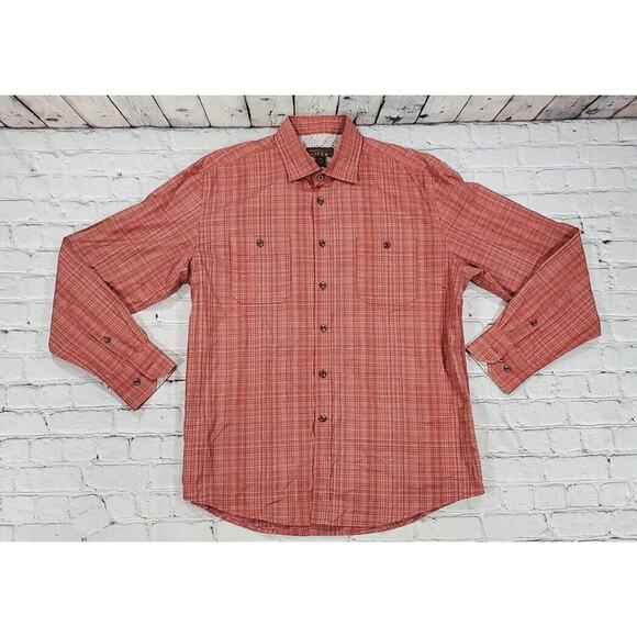 Pronto Uomo Blue Striped Long Sleeve Cuffed Button Shirt MENS SIZE XL - Picture 1 of 6